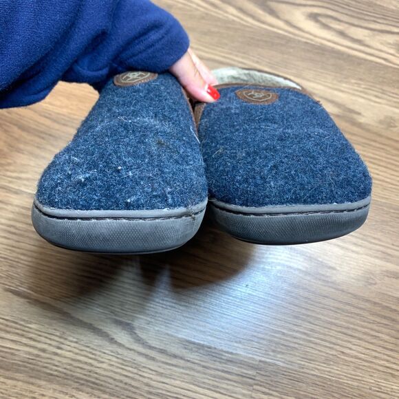 Ariat Slippers Lincoln Slipper Hardsole Sherpa Lined Wool Blend Mens Size 11 main image 8